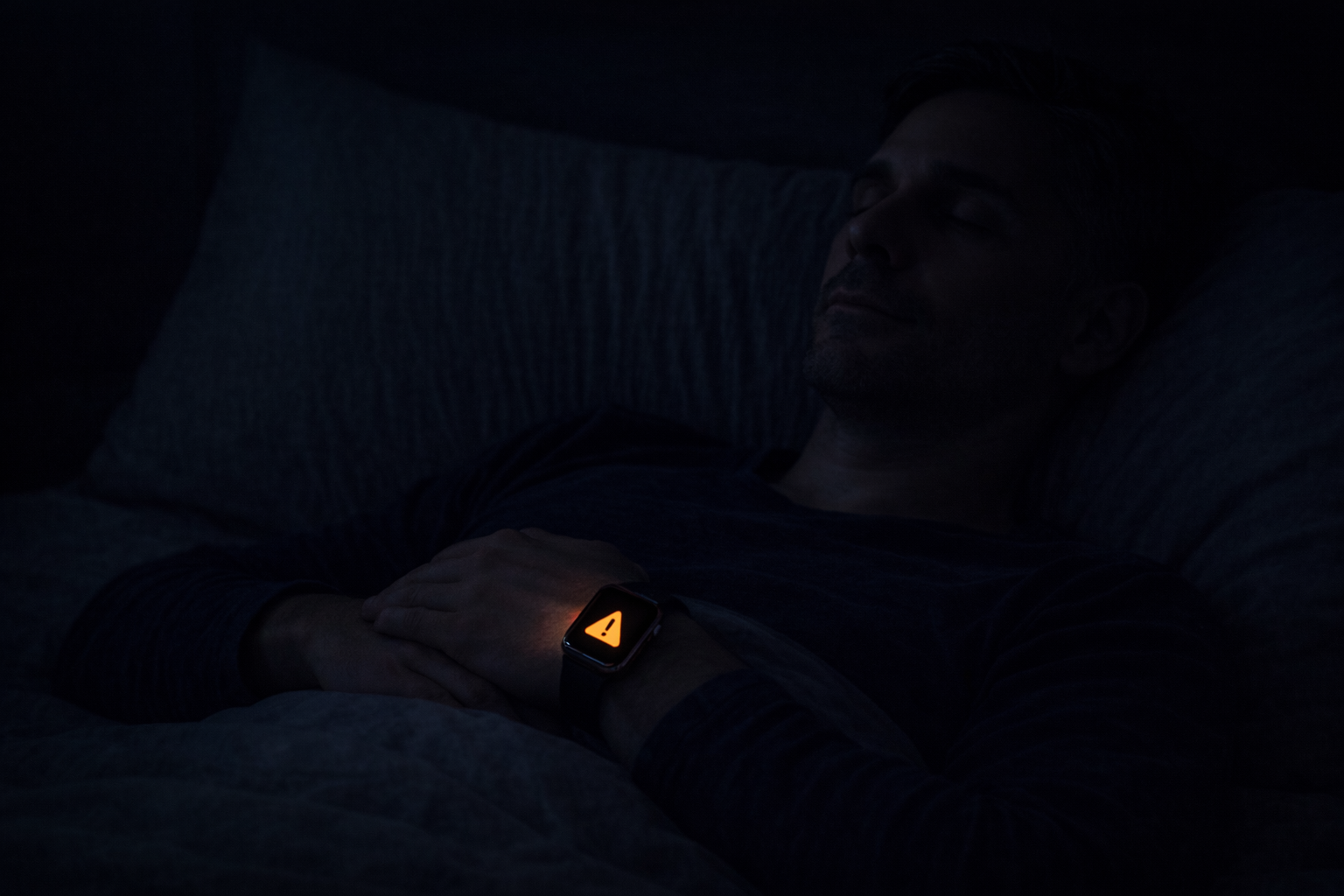 Person sleeping peacefully